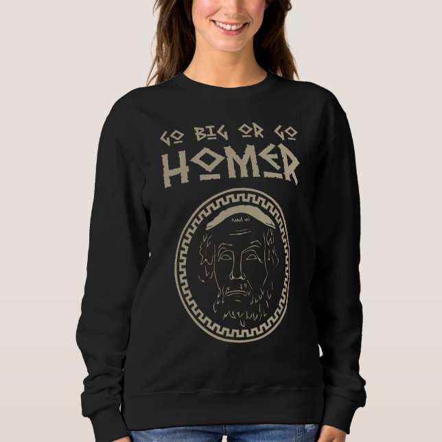 Moletom Homer Grego Deus e Historia da mitologia grega ant (Frente)