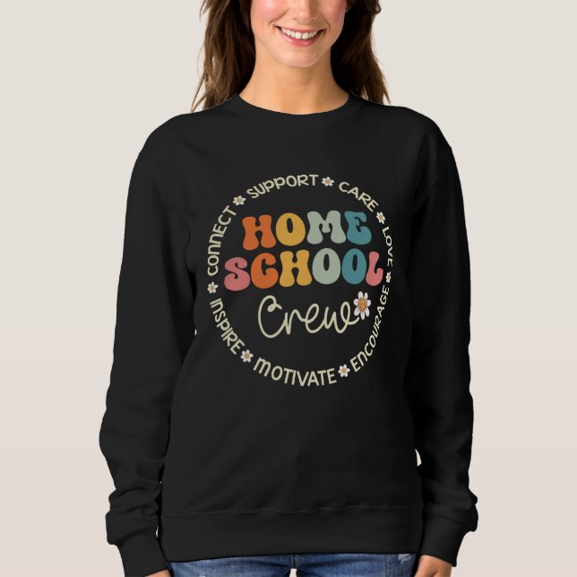 Moletom Homeschool Crew Appreciation Week Back to School (Frente)
