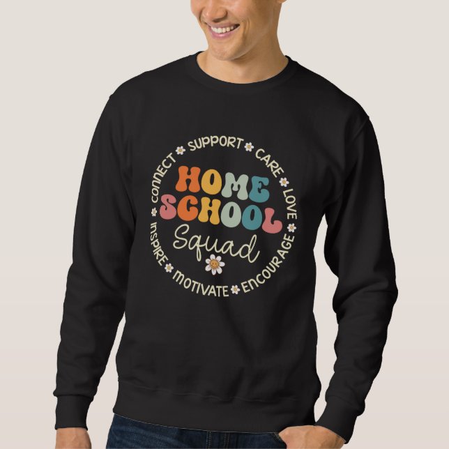 Moletom Homeschool Squad Appreciation Week Back to School (Frente)