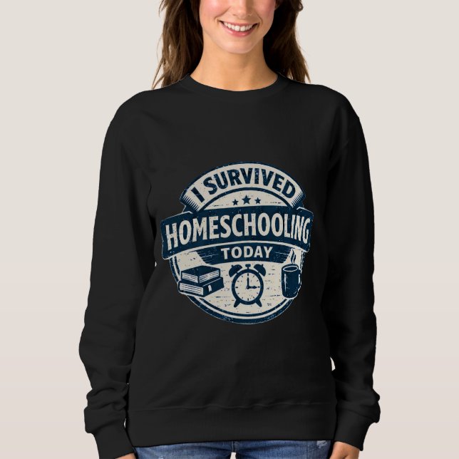 Moletom Homeschooling Survival Sweatshirt (Frente)