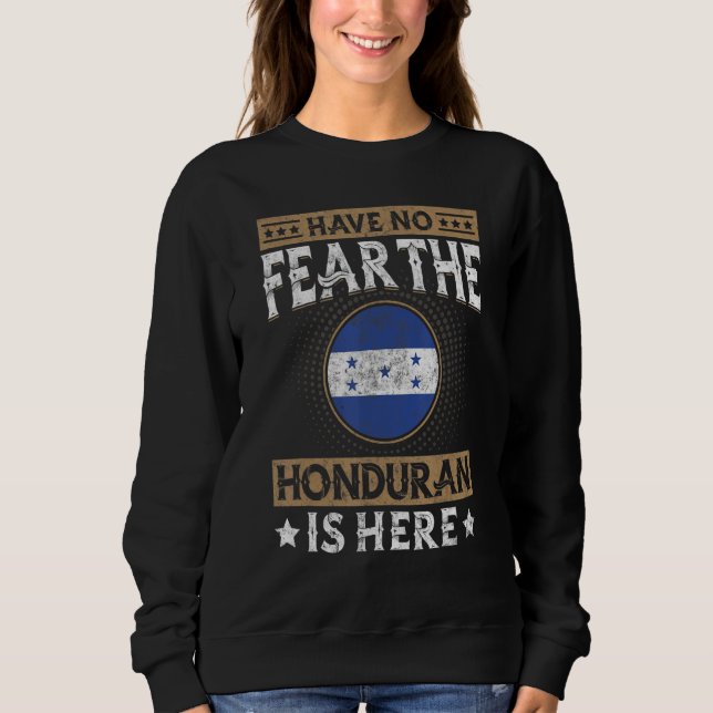 Moletom Honduras Flag Proud Hondurian Men & Women (Frente)