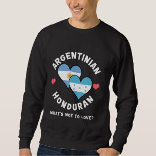 Moletom Hondurenho argentino O que não é amar a bandeira d