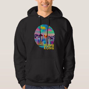 Moletom Hong Kong China Retro 90s Vaporwave Mod Colorful T