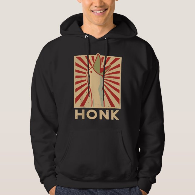 Moletom Honk goose - Funny Duck chicken meme Gift Idea  (Frente)
