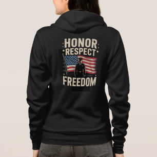 Moletom Honrando Heroes Veteran Day Design Patriótico