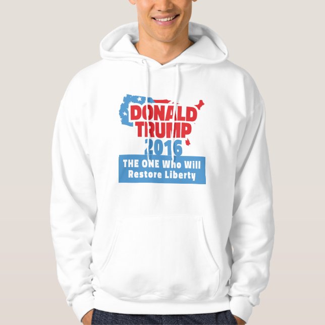 Moletom Hoodie 2016 de Donald Trump (Frente)