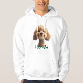 Moletom Hoodie Adorable Dog Illustration - Perfeito para P