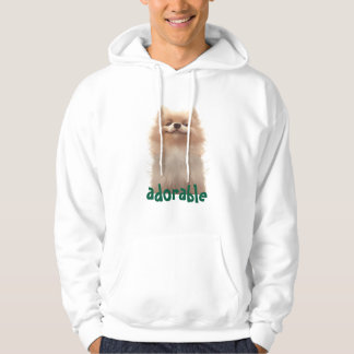Moletom Hoodie Adorable Dog Illustration - Perfeito para P