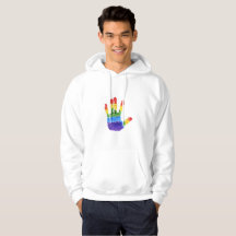 HOODIE AGRADÁVEL DO WHIT: LGTB+ DE SUPORTE