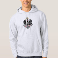 Hoodie alemão da crista do império dos homens