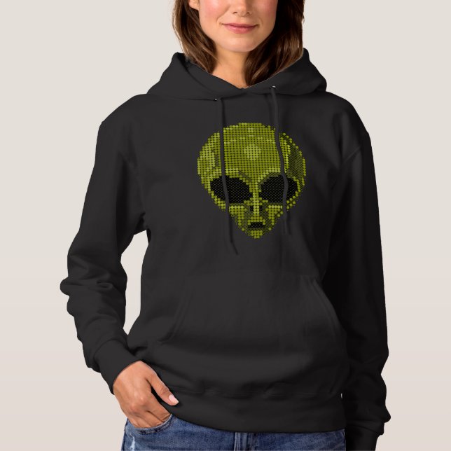 Moletom Hoodie Alienígena Verde (Frente)