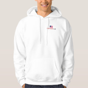 Moletom Hoodie americano do fecho de correr do velo do