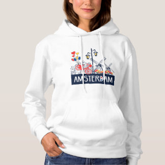 Moletom Hoodie Amsterdão das mulheres