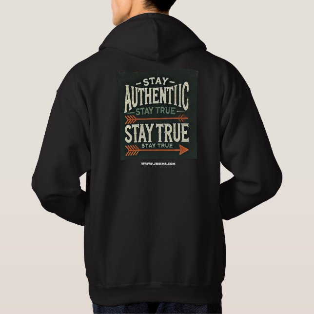 Moletom Hoodie "Authenticated" do JB Sims (Verso)