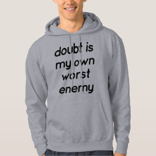 Moletom Hoodie Básico dos Homens em Dúvida
