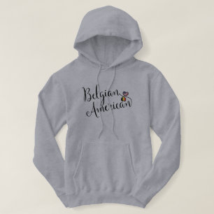 Moletom Hoodie belga dos corações de Entwinted do