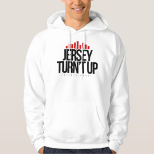 Moletom Hoodie branco com design ascendente de Turn't do