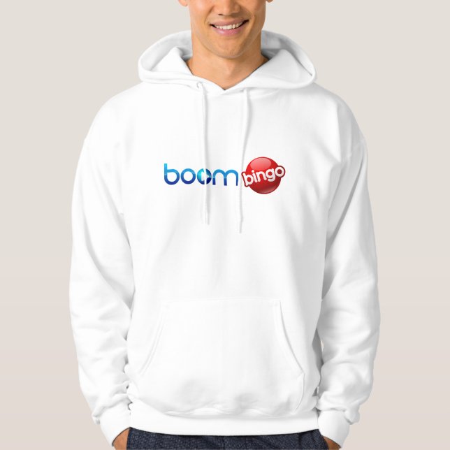 Moletom Hoodie branco do Bingo do crescimento (Frente)