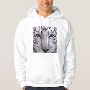 Moletom Hoodie branco do tigre