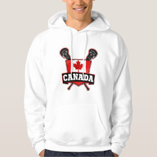 Moletom Hoodie canadense do logotipo do Lacrosse