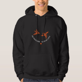 Moletom Hoodie Casal Simples Preto E Vermelho