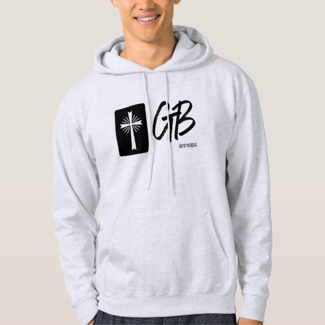 Moletom Hoodie clássico cristão | DEUS ABENÇOE | CULTO (Frente)