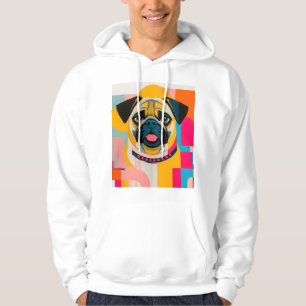 Moletom Hoodie com Pug
