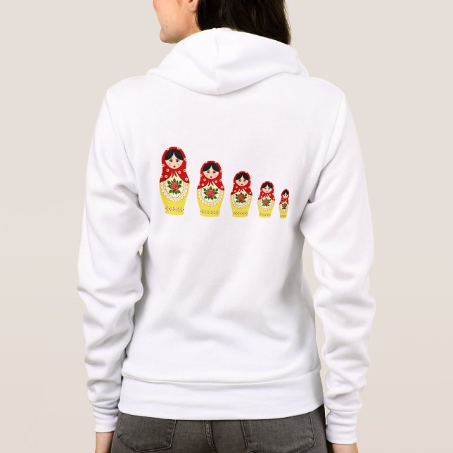 Moletom Hoodie conhecido das bonecas vermelhas do (Verso)