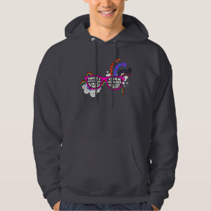 Moletom Hoodie cor-de-rosa dos óculos de sol