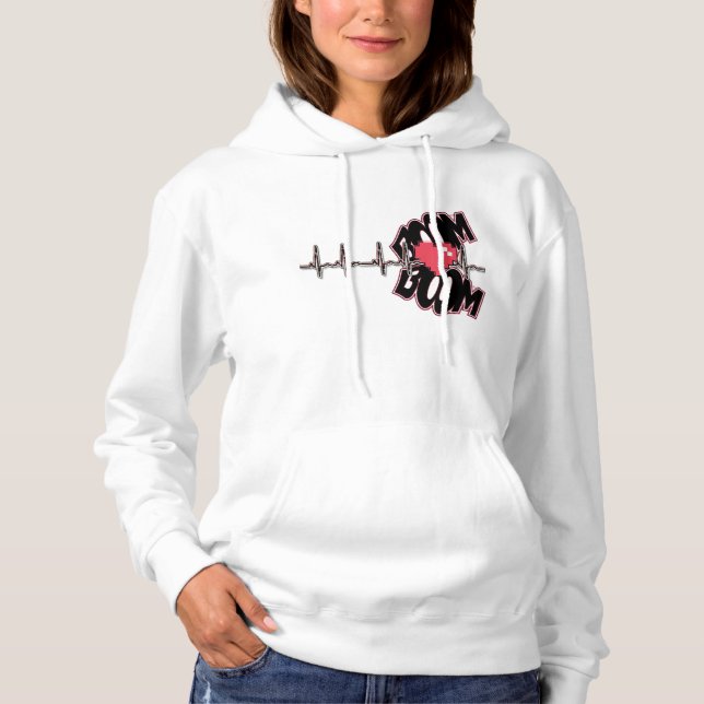 Moletom Hoodie Cute heart (Frente)