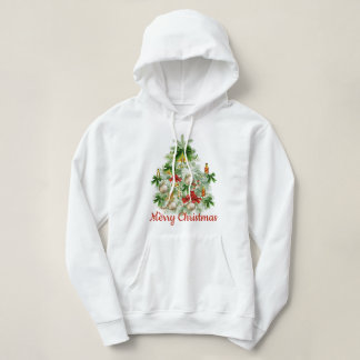Moletom Hoodie da árvore do Feliz Natal