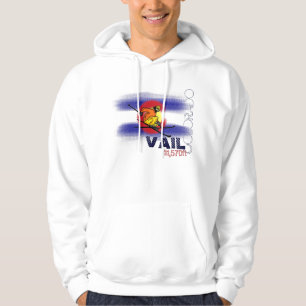 Moletom Hoodie da bandeira da elevação do esqui de Vail