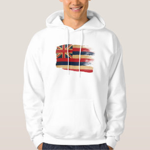 Moletom Hoodie da bandeira de Havaí