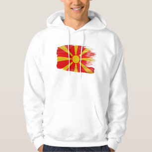 Moletom Hoodie da bandeira de Macedónia