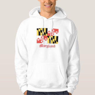 Moletom hoodie da bandeira de maryland