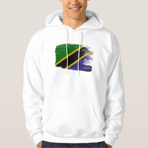 Moletom Hoodie da bandeira de Tanzânia