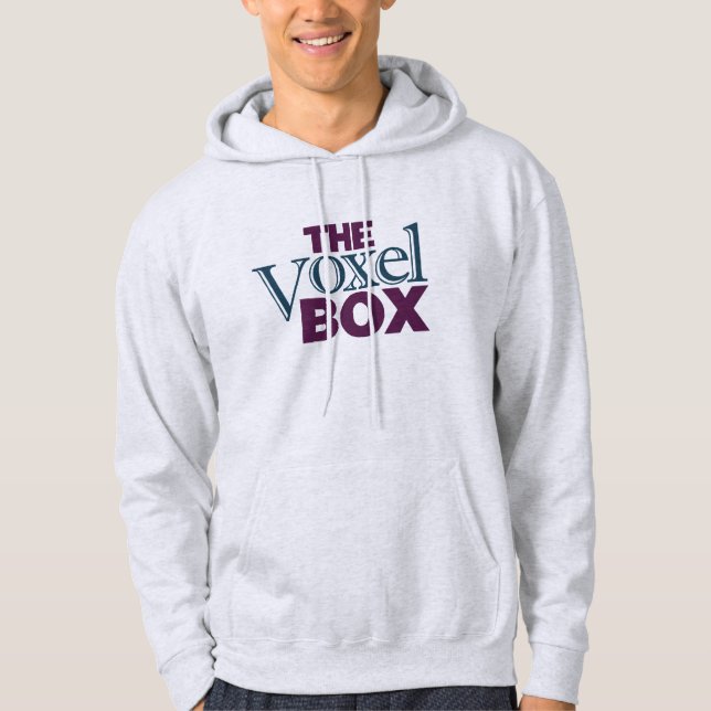 Moletom Hoodie da caixa de Voxel (Frente)