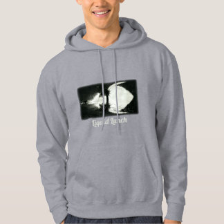 Moletom Hoodie da Cinza da Praia da Noite