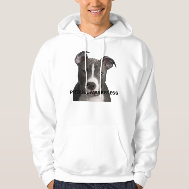 Moletom Hoodie da consciência de Pitbull (Frente)