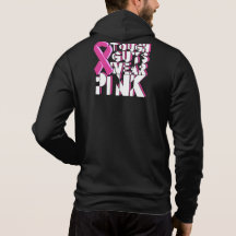 Hoodie da consciência do cancro da mama dos tipos