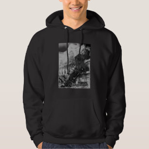 Moletom Hoodie da destruição do trem