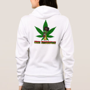 Moletom Hoodie da fêmea de Rasta