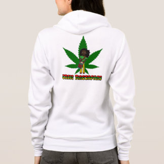 Moletom Hoodie da fêmea de Rasta