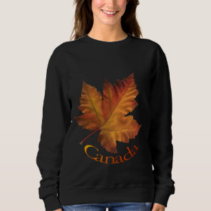 Moletom Hoodie da folha de bordo do Canadá das mulheres