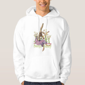 Moletom Hoodie da luz do coelho do banjo