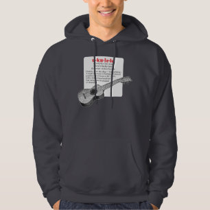 Moletom Hoodie da obscuridade da definição do Ukulele