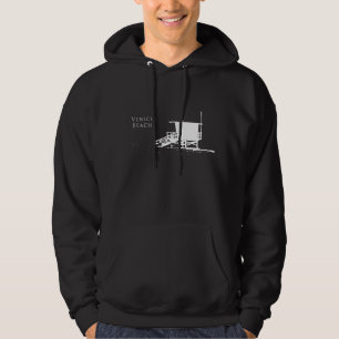 Moletom Hoodie da obscuridade da praia de Veneza