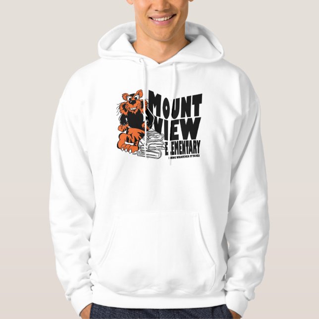 Moletom Hoodie da opinião da montagem (Frente)