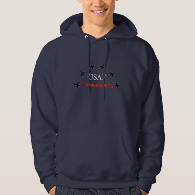 Moletom Hoodie da ruptura do F-16 dos Thunderbirds (Frente)