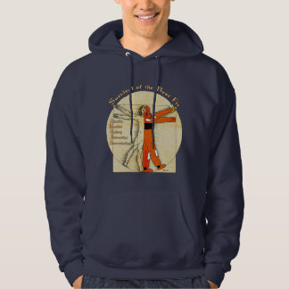 Moletom Hoodie da sobrevivência de AMSEA - design na parte